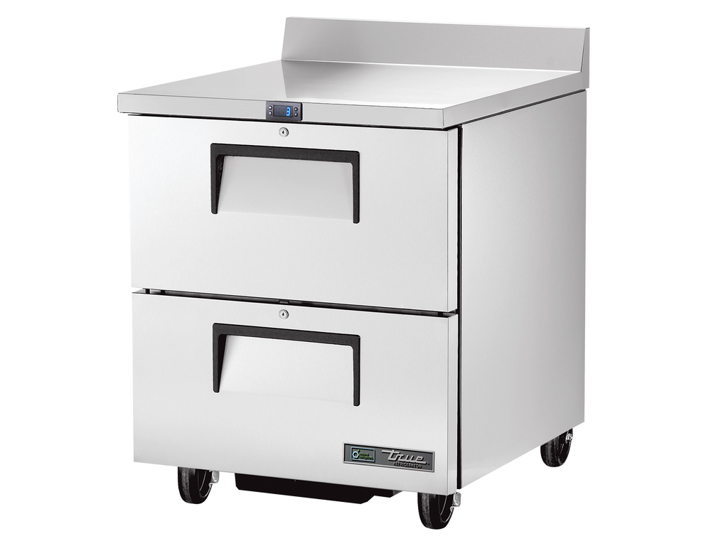 True Refrigeration TWT-27D-2-HC Worktop Counter Refrigerator | 2 Drawers | 39 Litres