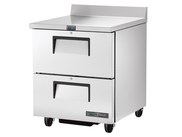 True Refrigeration TWT-27D-2-HC Worktop Counter Refrigerator | 2 Drawers | 39 Litres