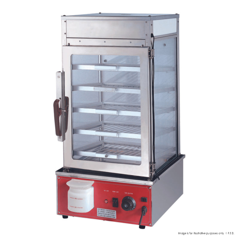 F.E.D MME-500H-S I Steamer Cabinet I Glass Display Cabinet I Display Cabinet