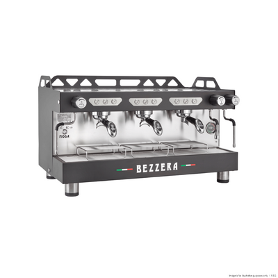 F.E.D MODADE3B Bezzera MODA DE 3 Group Espresso Machine Black