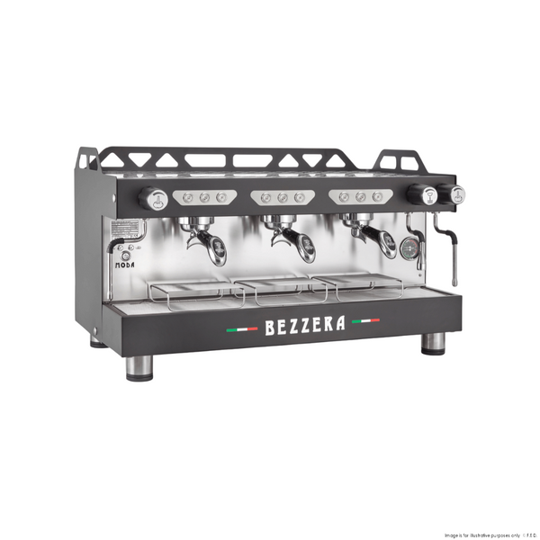F.E.D MODADE3B Bezzera MODA DE 3 Group Espresso Machine Black