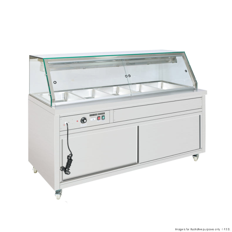 F.E.D PG180FE-XG I Thermaster I Wet and Dry I Display Bain Marie