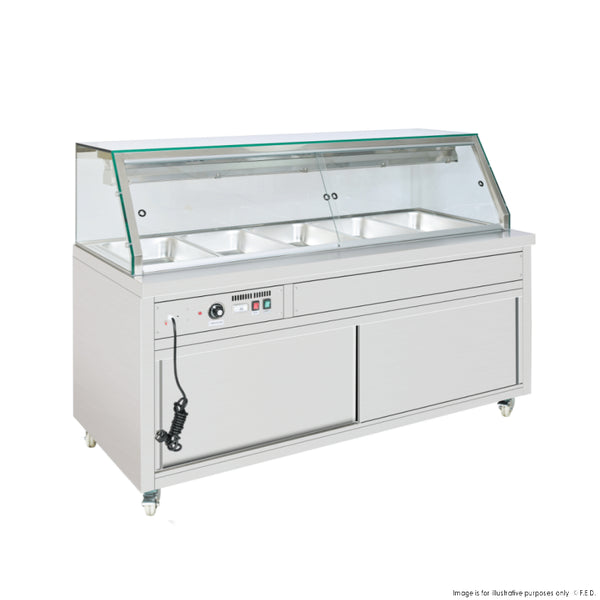 F.E.D PG180FE-XG I Thermaster I Wet and Dry I Display Bain Marie