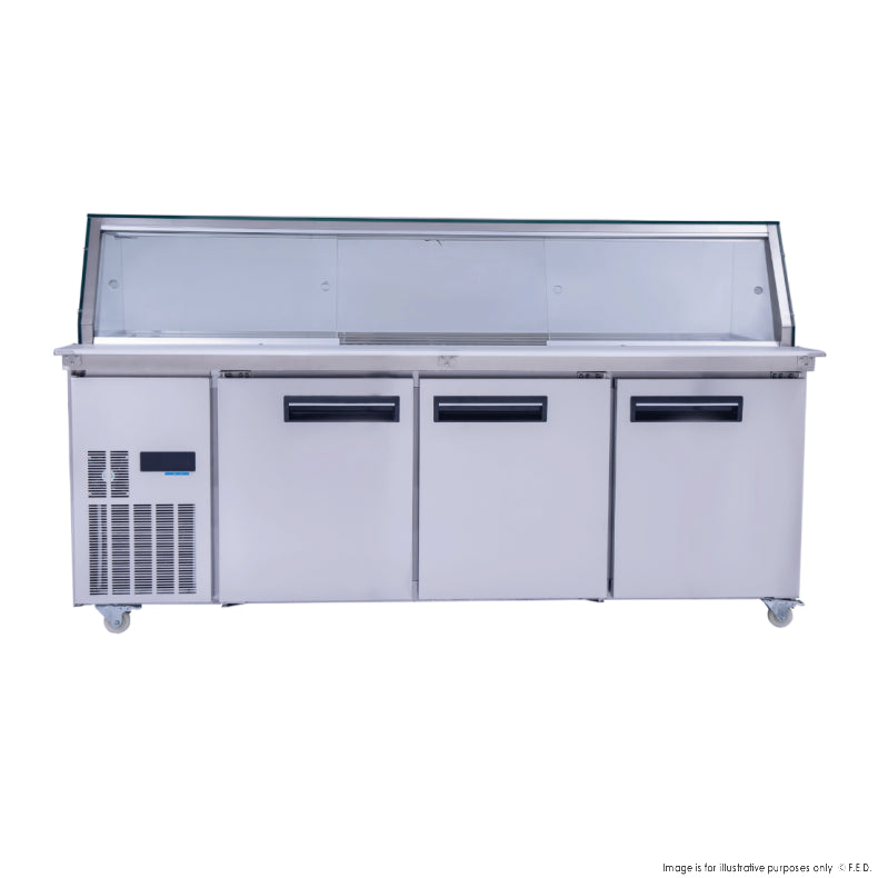 F.E.D PG210FA-XG I Thermaster I Cold Salad Bar I Noodle Bar I Cold Food Display