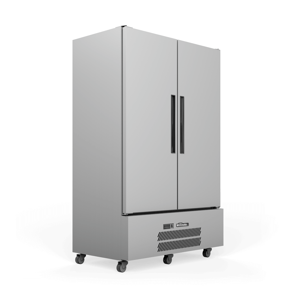 Williams Refrigeration HQS2SSHC I Quartz Star I Stainless Steel I Solid Door I 2 Door Fridge I Refrigerator I Slim Fridger I Commercial Refrigerator