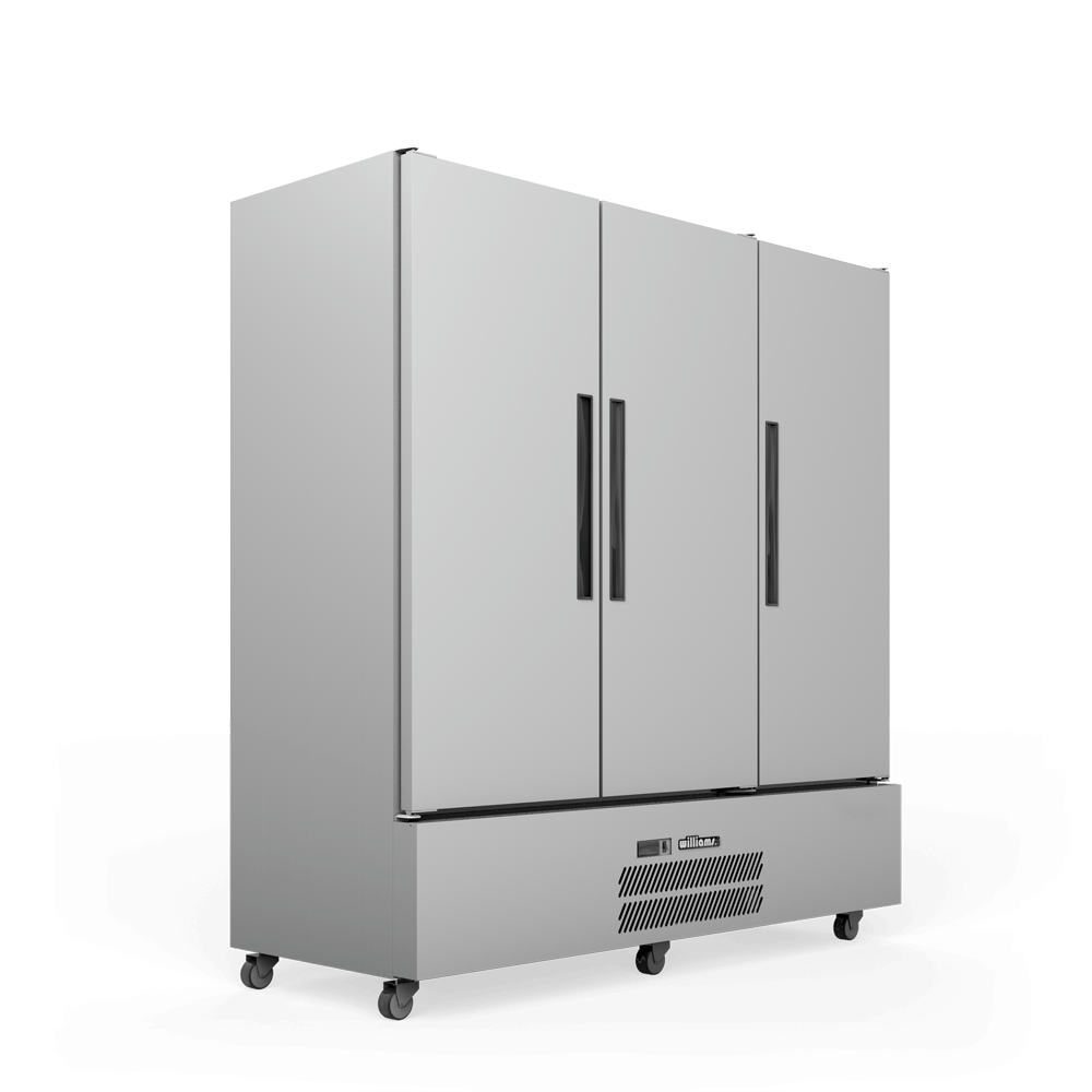 Williams Refrigeration HQS3SSHC I Quartz Star I Stainless Steel I Solid Door I 3 Door Refrigerator I Refrigerator I Commercial Refrigerator