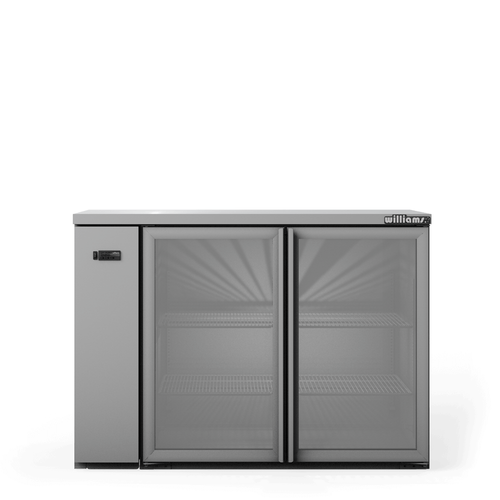 Williams Refrigeration HC2RGB  Cameo Remote Black Solid 2 Door Refrigerator