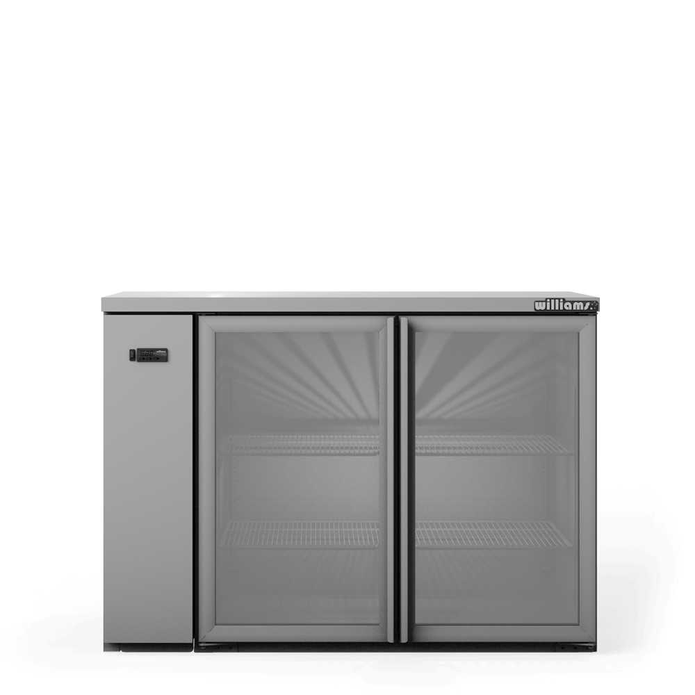Williams Refrigeration HC2RGS I Cameo Remote I Stainless Steel I Glass Door I 2 Door I Refrigerator I Back Bar Fridge