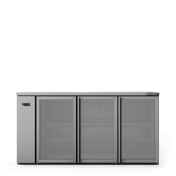 Williams Refrigeration HC3RGB Cameo Remote Black Solid 3 Door Refrigerator