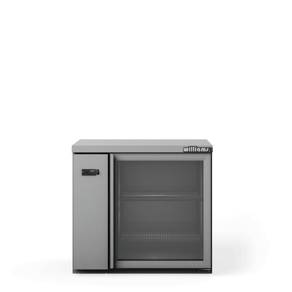 Williams Refrigeration HB1RGS Boronia Remote | Stainless Steel | 1 Glass Door | Underbench Fridge | Refrigerator | Back Bar Fridge