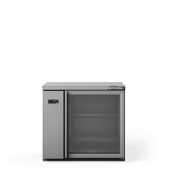 Williams Refrigeration HB1RGS Boronia Remote | Stainless Steel | 1 Glass Door | Underbench Fridge | Refrigerator | Back Bar Fridge