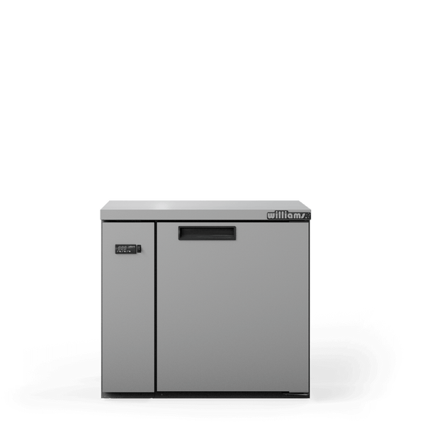 Williams Refrigeration HB1RSS Boronia Remote | Stainless Steel | 1 Solid Door | Underbench Fridge | Refrigerator | Back Bar Fridge