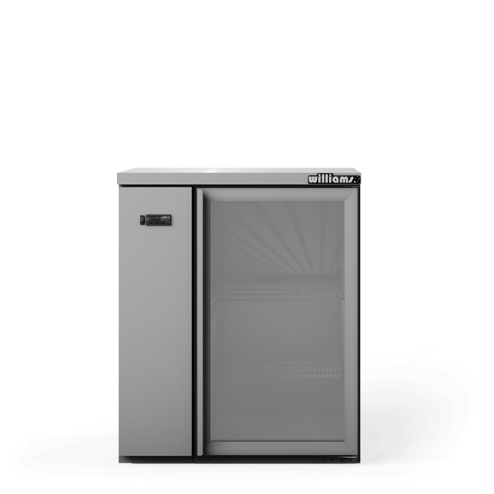 Williams Refrigeration HC1RGS I Cameo Remote I Stainless Steel I Glass Door I 1 Door I Refrigerator I Back Bar Fridge