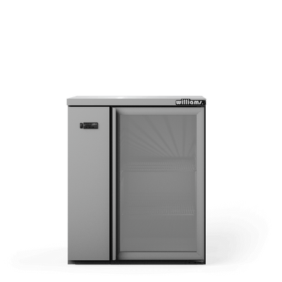 Williams Refrigeration HC1RGS I Cameo Remote I Stainless Steel I Glass Door I 1 Door I Refrigerator I Back Bar Fridge