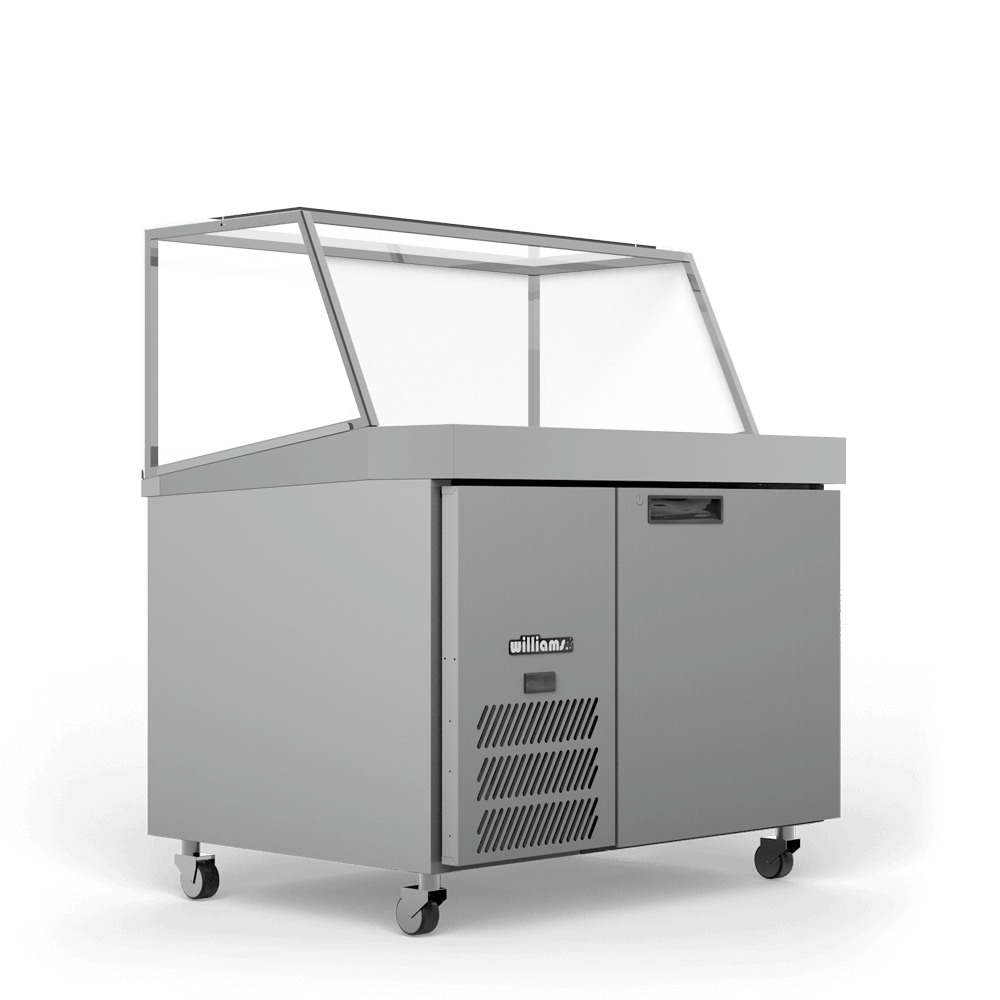 Williams Refrigeration HSP18UBA I Banksia I White I Preparation I Counter I 1 Door Fridge I Refrigerator I Commercial Refrigerator
