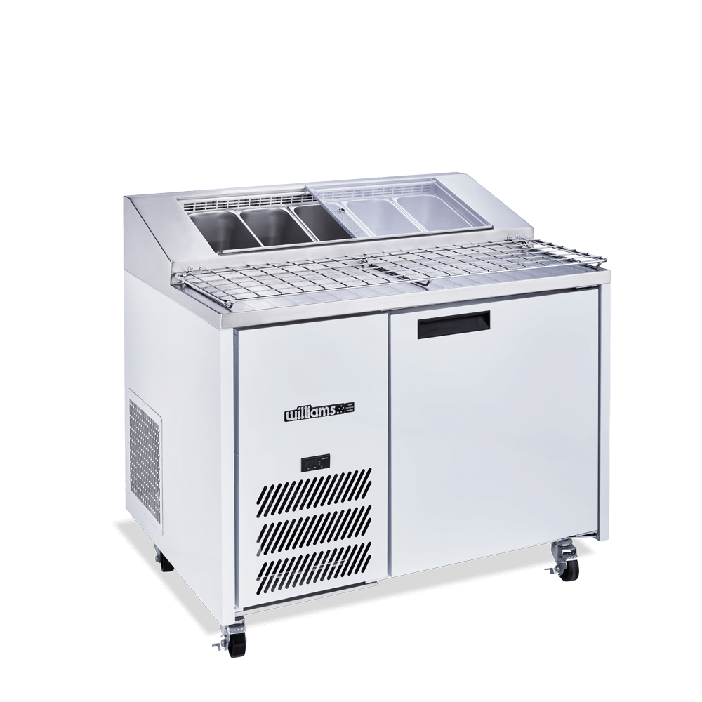 Williams Refrigeration HJ1PCBA I Jade I Pizza Counter I White I 1 Door Fridge I Refrigerator I Commercial Refrigerator