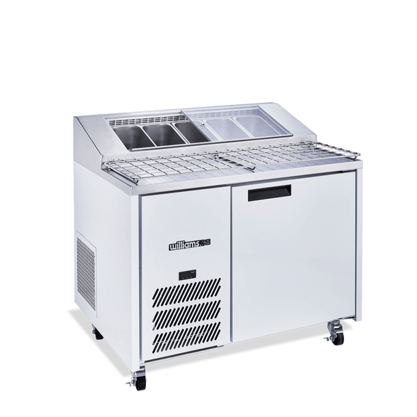 Williams Refrigeration HJ1PCBA I Jade I Pizza Counter I White I 1 Door Fridge I Refrigerator I Commercial Refrigerator