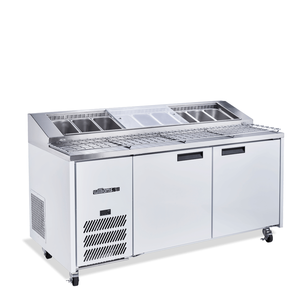 Williams Refrigeration HJ2PCBA I Jade I Pizza Counter I 2 Door I Refrigerator I Commercial Refrigerator