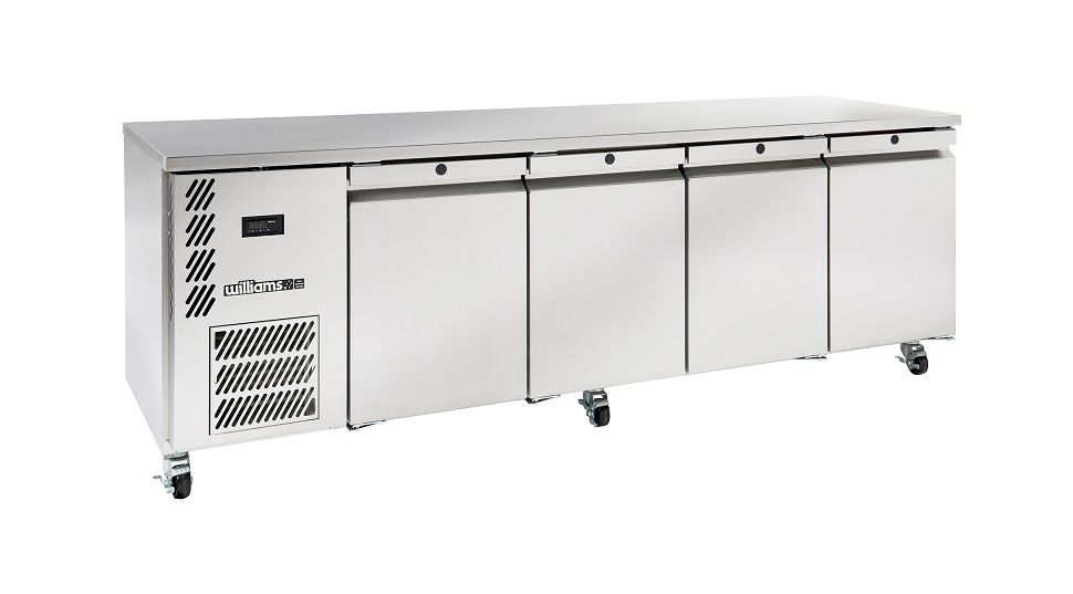 Williams Refrigeration HO4USSHC Opal 4 Door Stainless Steel Under Counter Fridge
