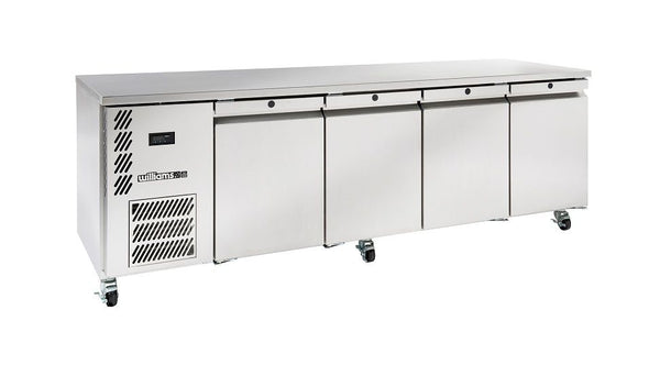 Williams Refrigeration HO4USSHC Opal 4 Door Stainless Steel Under Counter Fridge