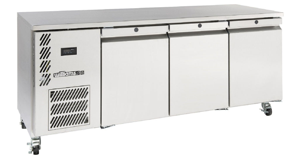 Williams Refrigeration LO3USSHC Opal 3 Door Stainless Steel Under Counter Freezer