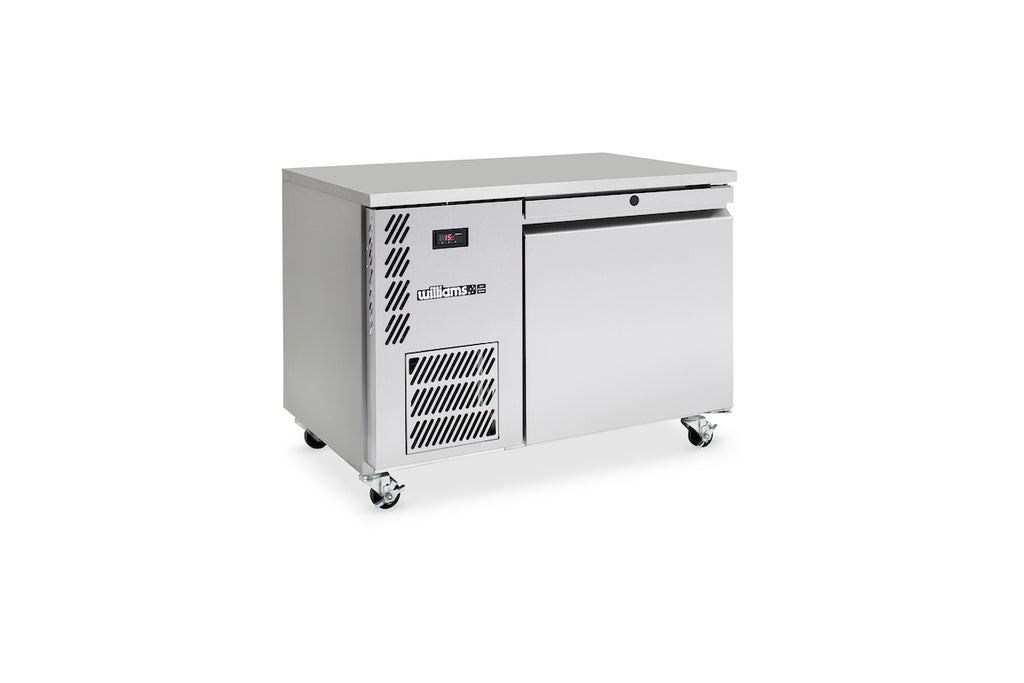 Williams Refrigeration HE1USS Emerald | 1 Door | Stainless Steel | Undercounter Storage Refrigerator | Self Contained
