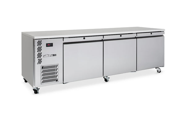 Williams Refrigeration HE3USS I Emerald I Gastronorm I Counter I 3 Door Refrigerator I Refrigerator I Commercial Refrigerator