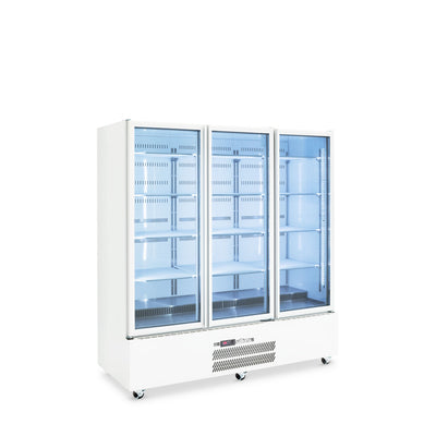 Williams Refrigeration HQS3GWHC I White I Glass Door I 3 Door Refrigerator I Refrigerator I Commercial Refrigerator