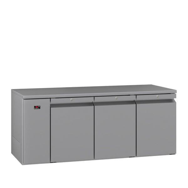 Williams Refrigeration HO3RSS I Opal I Remote I Counter I 3 Door Refrigerator I Refrigerator I Commercial Refrigerator