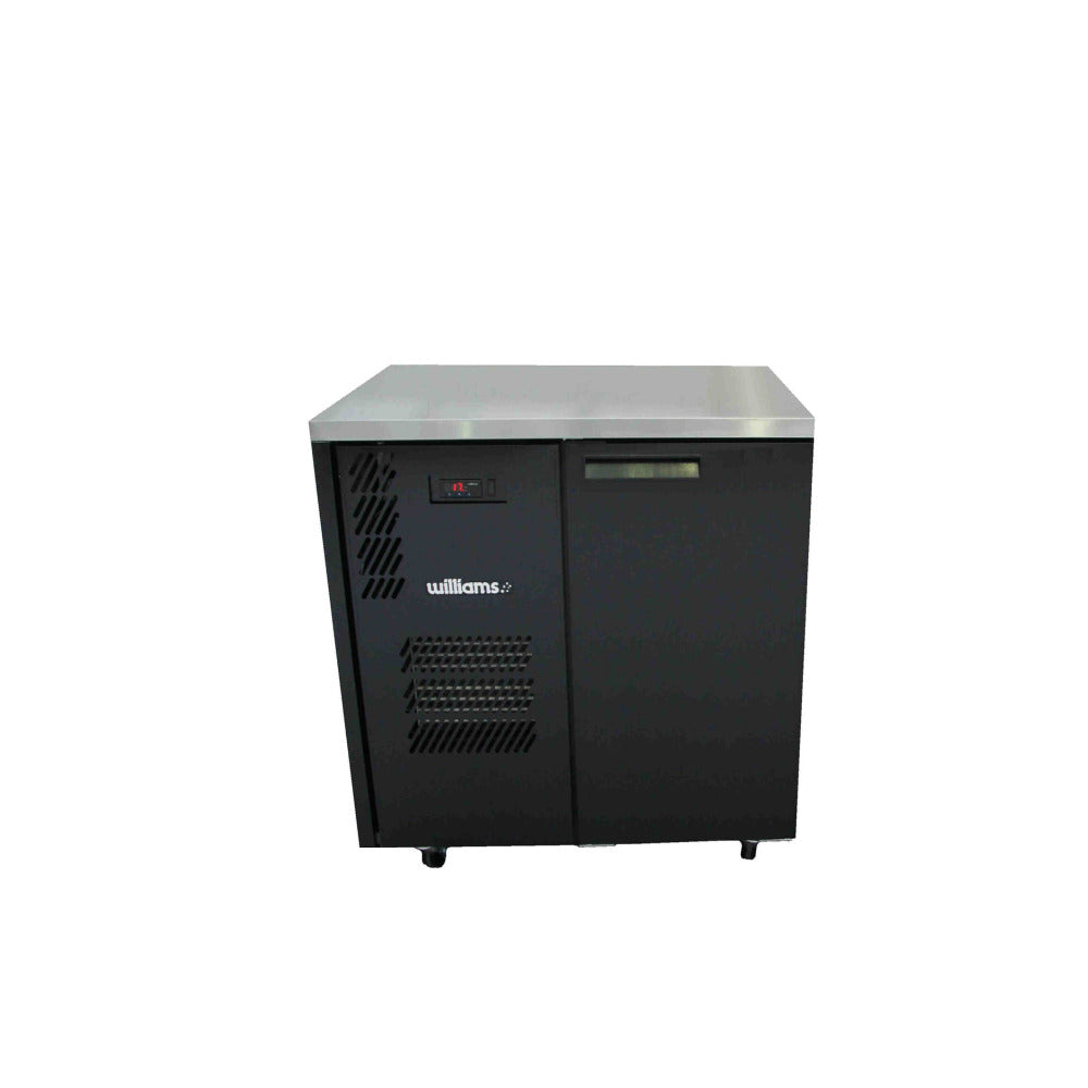 Williams Refrigeration HC1USB I Cameo I General Counter I Black I Solid Door I One Door I Refrigerator I Back Bar Fridge