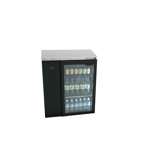 Williams Refrigeration HC1RGB I Cameo Remote I Black I Glass Door I One Door I Refrigerator I Back Bar Fridge