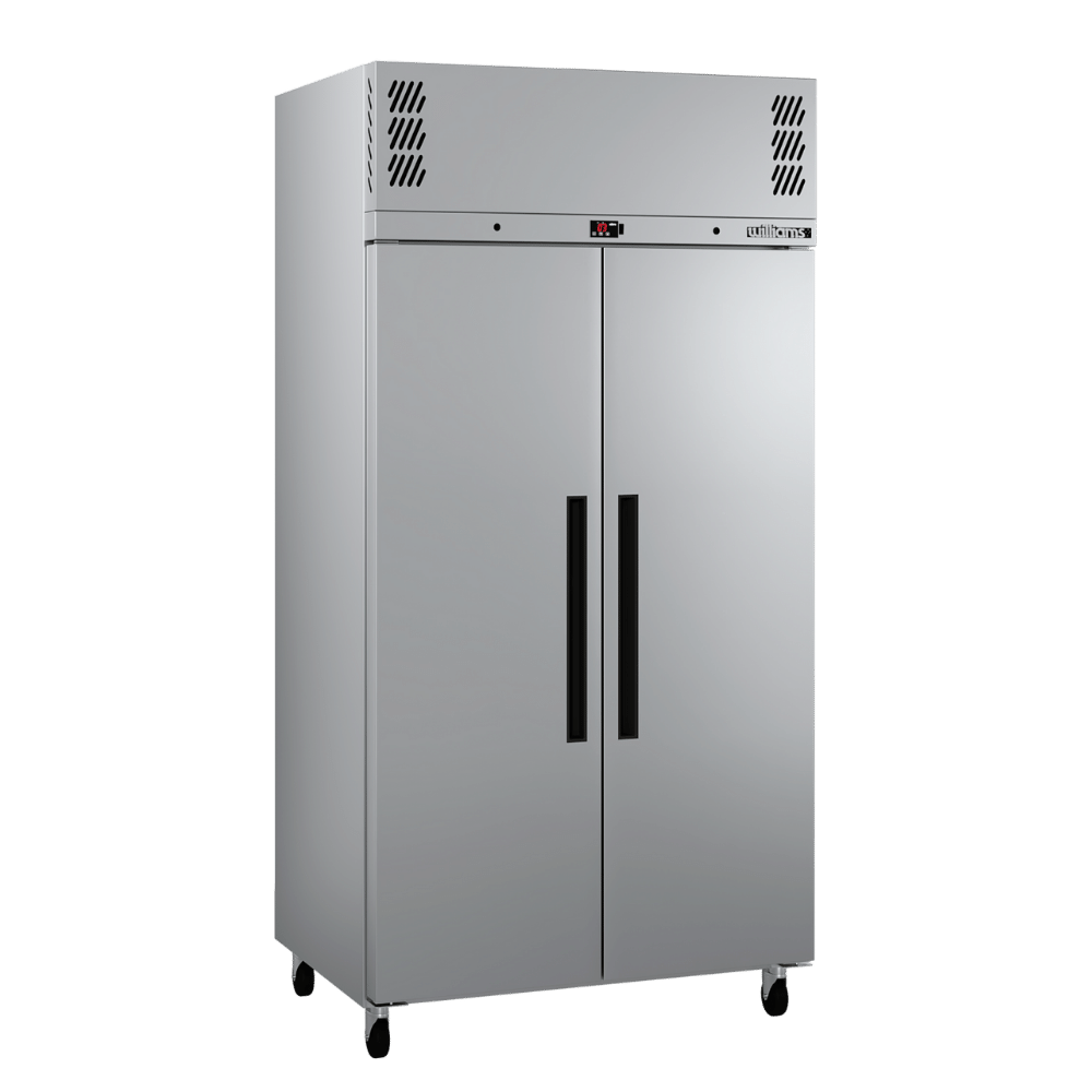 Williams Refrigeration LPR2SSHC I Pearl I Upright Freezer I Stainless Steel I Solid Door I 2 Door Freezer I Freezer I Slim Freezer