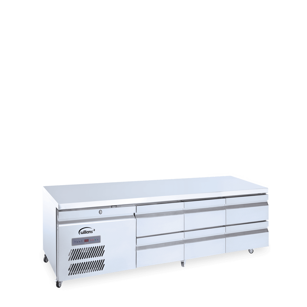Williams Refrigeration HUBC6 Jarrah Under Broiler Counter Refrigerator