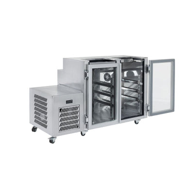 Williams Refrigeration FGC2U-R I Glass Chiller Slimline Self Contained I 2 Door I Refrigerator I Right Hand Services