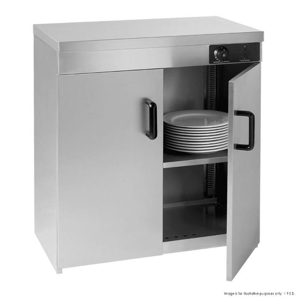 F.E.D PW-DE I Stainless Steel Cabinet I 2 Doors Cabinet I Plate Warmer I Plate Warmer Commercial