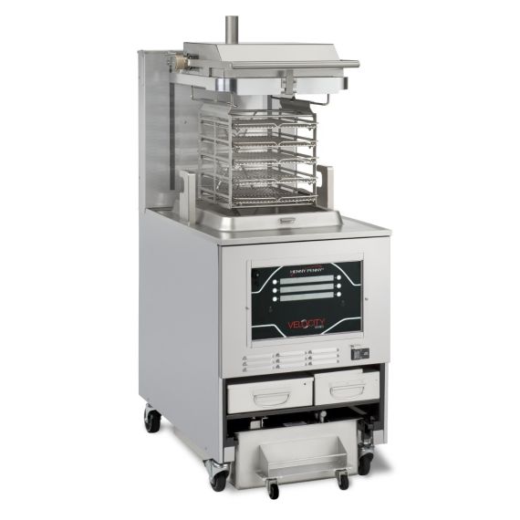 Henny Penny 0XE100 Velocity Series Electric Open Fryer with Racks