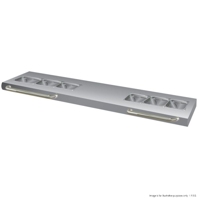 F.E.D QR-48-BR I Removable Rail I Stands Rail I Basting Rail