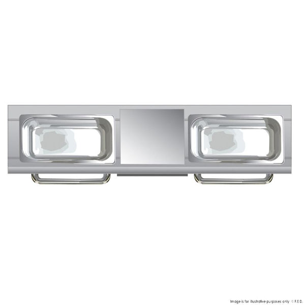 F.E.D QR-24-BR I Removable Rail I Stands Rail I Basting Rail