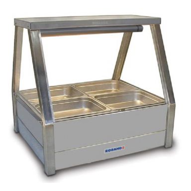 Roband E22RD | 2 Row | Straight Glass | Hot Bain Marie | Hot Food Display Bar