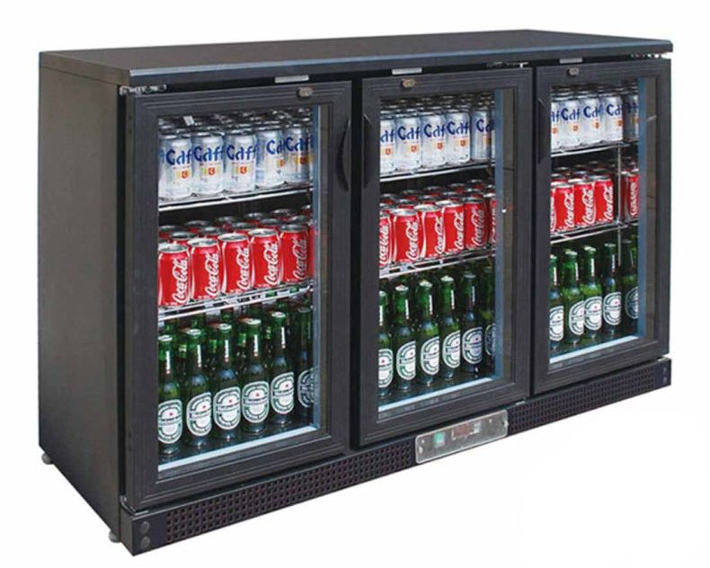 F.E.D SC316G I 3 Door Drinks Fridge I Bar Coolers