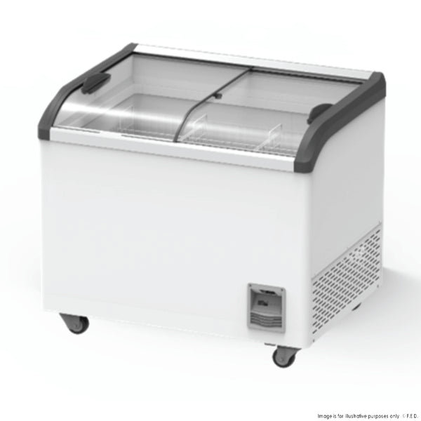 F.E.D SD-306K I Commercial Ice Cream Display Freezer I Sliding Glass Doors I Grocery Store Freezer