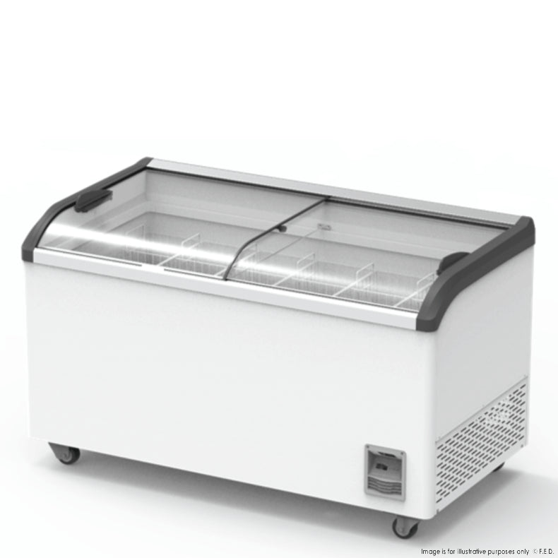 F.E.D SD-506K I Commercial Ice Cream Display Freezer I Sliding Glass Doors I Grocery Store Freezer