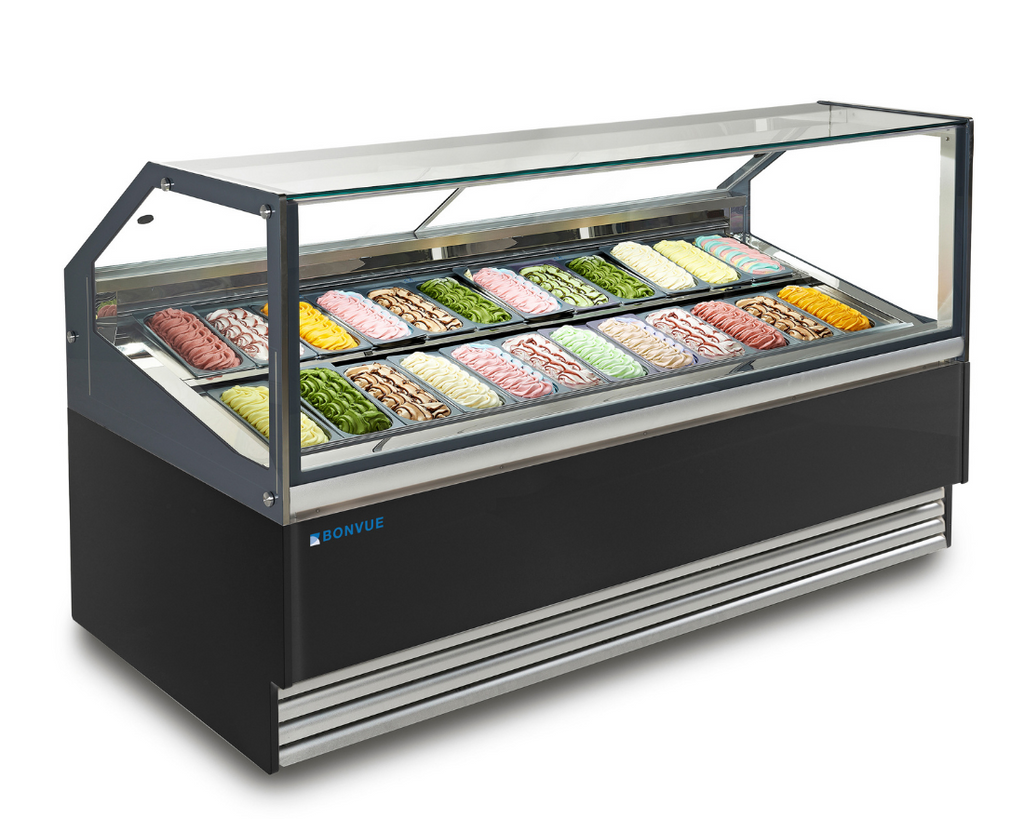 FED SGD-24B | Bonvue Gelato | Ice Cream Display Showcase | Ice Cream Display