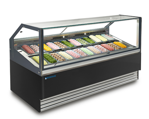 FED SGD-24B | Bonvue Gelato | Ice Cream Display Showcase | Ice Cream Display