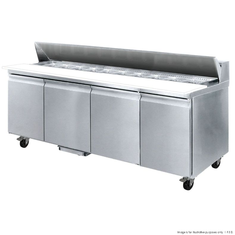 F.E.D SLB240 I 4 Door Bars I Bar Cooler I Sandwich Bar