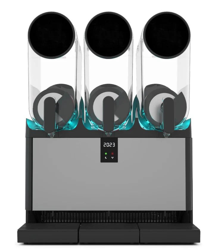 V AIR SMART+ 3 Triple Silver Slushie Machine I 3 x 15L