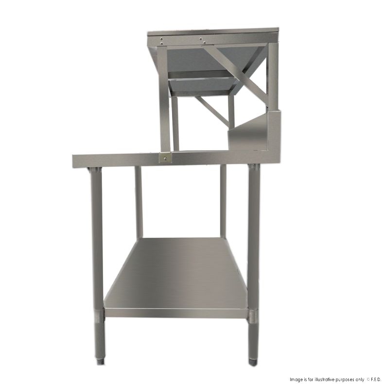 F.E.D SMB-8-1200 I Salamander I Salamander Bench I with Shelf Braces I Heavy Duty Shelf Brackets