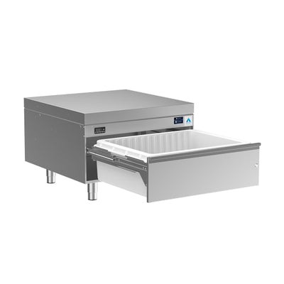 Adande VCR1.LHS | Single Dual Temperature Drawer | Leg (adjustable) / Heatshield Top