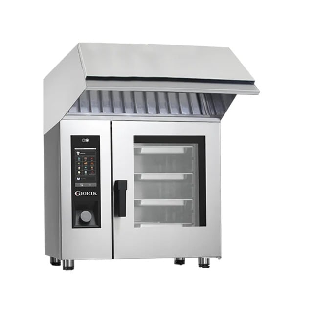 Giorik SERE061WT.SF.H | Steambox R Series Electric Combi Oven | 6 x 1/1GN with Standard Filter and Hood | Right Hand Hinged