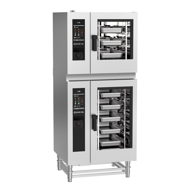 Giorik SEREST.11.0610.SF | Stacked Steambox R Series Electric Combi Oven | 6 on 10 x 1/1 GN with Standard Filter | Right Hand Hinge Door